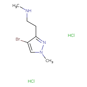 [2-(4-bromo-1-methyl-1H-pyrazol-3-yl)ethyl](methyl)amine dihydrochloride