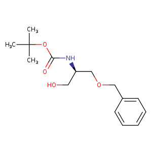 Carbamic acid, N-[(1R)-1-(hydroxymethyl)-2-(phenylmethoxy)ethyl]-, 1,1-dimethylethyl ester