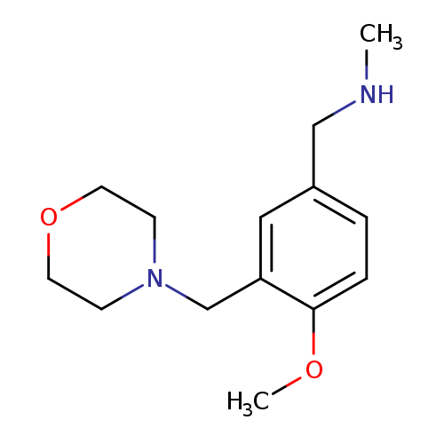 {[4-methoxy-3-(morpholin-4-ylmethyl)phenyl]methyl}(methyl)amine