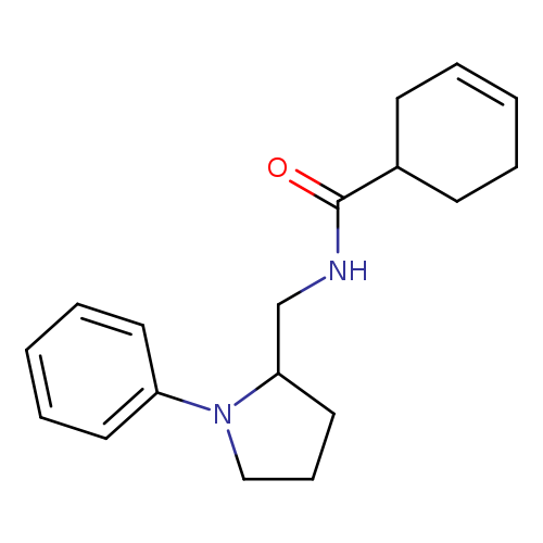 N-[(1-phenylpyrrolidin-2-yl)methyl]cyclohex-3-ene-1-carboxamide
