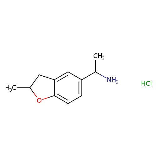 [1-(2-Methyl-2,3-dihydro-1-benzofuran-5-yl)ethyl]amine hydrochloride