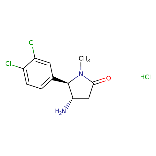 rac-(4R,5S)-4-amino-5-(3,4-dichlorophenyl)-1-methylpyrrolidin-2-one hydrochloride, trans