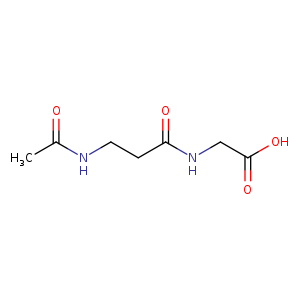 2-(3-acetamidopropanamido)acetic acid