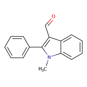 1H-Indole-3-carboxaldehyde, 1-methyl-2-phenyl-