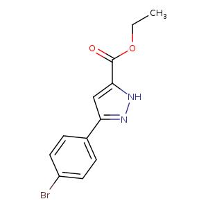ETHYL 3-(4-BROMOPHENYL)-1H-PYRAZOLE-5-CARBOXYLATE