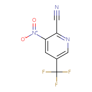 2-Pyridinecarbonitrile, 3-nitro-5-(trifluoromethyl)-