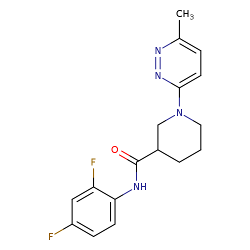 N-(2,4-difluorophenyl)-1-(6-methylpyridazin-3-yl)piperidine-3-carboxamide