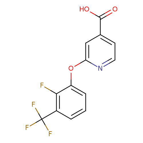 2-[2-Fluoro-3-(trifluoromethyl)phenoxy]isonicotinic acid