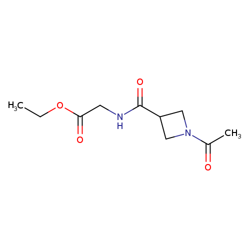 ethyl 2-[(1-acetylazetidin-3-yl)formamido]acetate