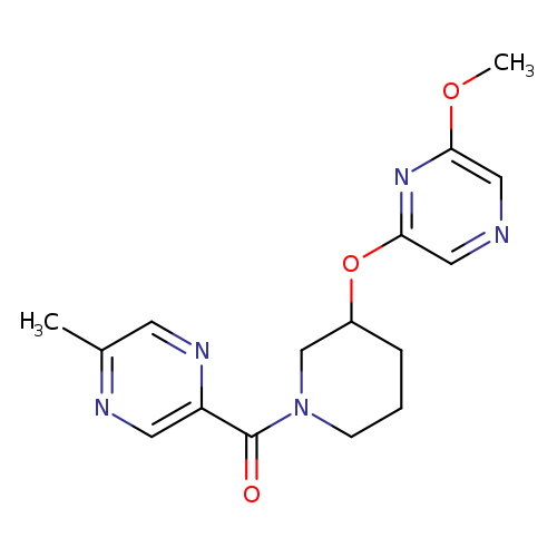 2-{3-[(6-methoxypyrazin-2-yl)oxy]piperidine-1-carbonyl}-5-methylpyrazine
