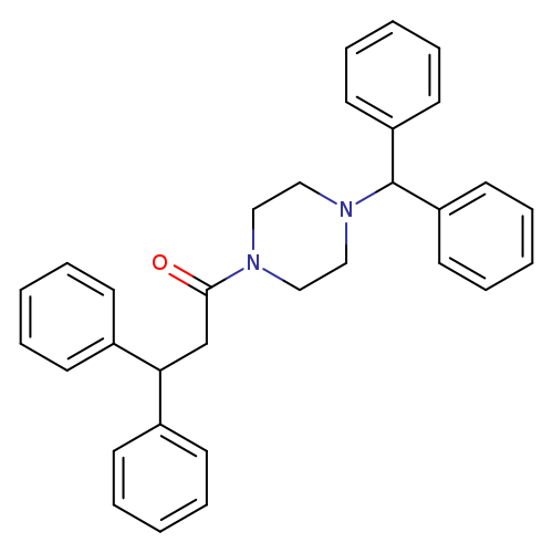 1-[4-(Diphenylmethyl)-1-piperazinyl]-3,3-diphenyl-1-propanone