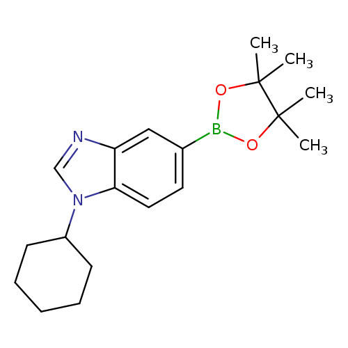 1-Cyclohexyl-5-(4,4,5,5-tetramethyl-1,3,2-dioxaborolan-2-yl)-1H-benzo[d]imidazole