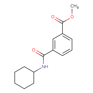 Methyl 3-(cyclohexylcarbamoyl)benzoate