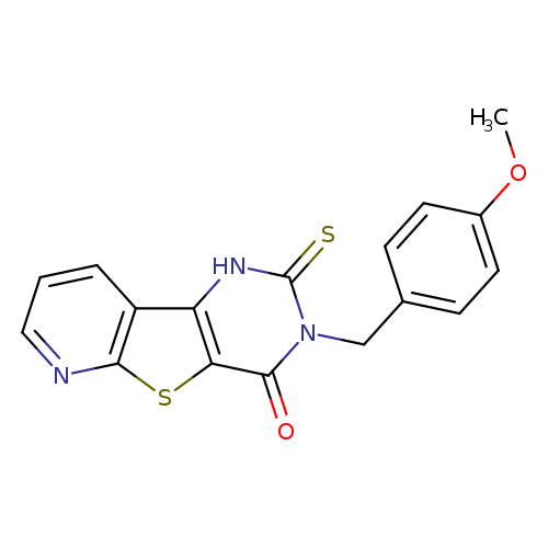 3-(4-methoxybenzyl)-2-thioxo-2,3-dihydropyrido[3',2':4,5]thieno[3,2-d]pyrimidin-4(1H)-one