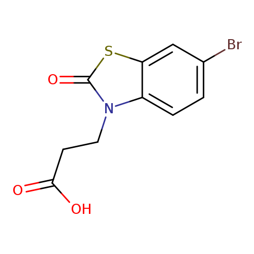 3-(6-Bromo-2-oxo-1,3-benzothiazol-3(2h)-yl)propanoic acid