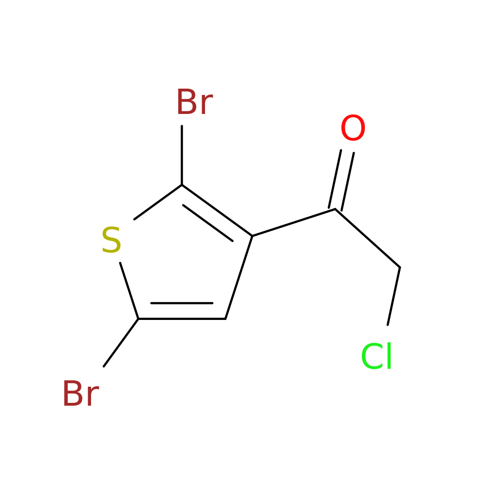 2-Chloro-1-(2,5-dibromothiophen-3-yl)ethanone