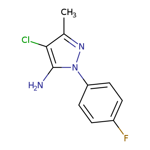 4-chloro-1-(4-fluorophenyl)-3-methyl-1H-pyrazol-5-amine