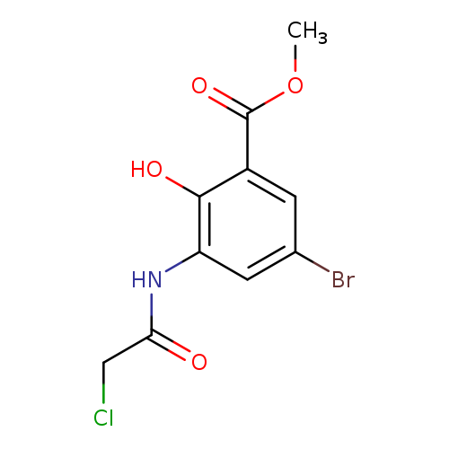 methyl 5-bromo-3-(2-chloroacetamido)-2-hydroxybenzoate