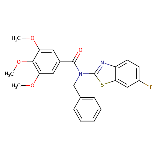 N-benzyl-N-(6-fluoro-1,3-benzothiazol-2-yl)-3,4,5-trimethoxybenzamide