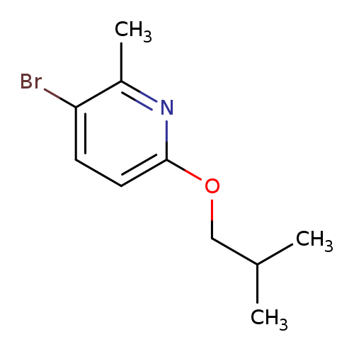 3-Bromo-2-methyl-6-(2-methylpropoxy)pyridine