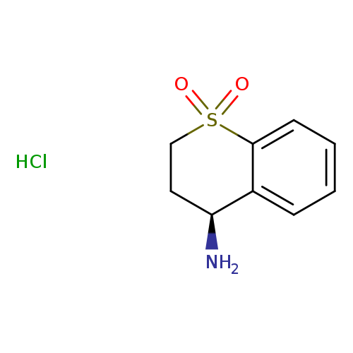 (4S)-4-amino-3,4-dihydro-2H-1lambda6-benzothiopyran-1,1-dione hydrochloride