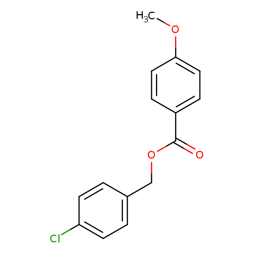 Benzoic acid, 4-methoxy-, (4-chlorophenyl)methyl ester