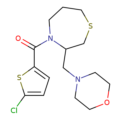 4-(5-chlorothiophene-2-carbonyl)-3-[(morpholin-4-yl)methyl]-1,4-thiazepane