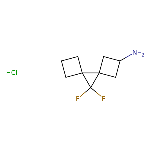 9,9-difluorodispiro[3.0.3^{5}.1^{4}]nonan-2-aminehydrochloride