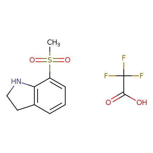 7-methanesulfonyl-2,3-dihydro-1H-indole; trifluoroacetic acid
