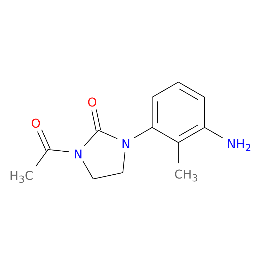 1-Acetyl-3-(3-amino-2-methylphenyl)imidazolidin-2-one
