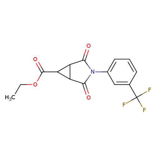 Ethyl 2,4-dioxo-3-[3-(trifluoromethyl)phenyl]-3-azabicyclo[3.1.0]hexane-6-carboxylate