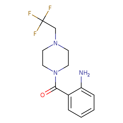 2-([4-(2,2,2-Trifluoroethyl)piperazin-1-yl]carbonyl)aniline