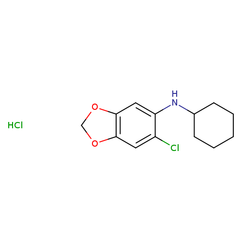 6-chloro-N-cyclohexyl-2H-1,3-benzodioxol-5-amine hydrochloride