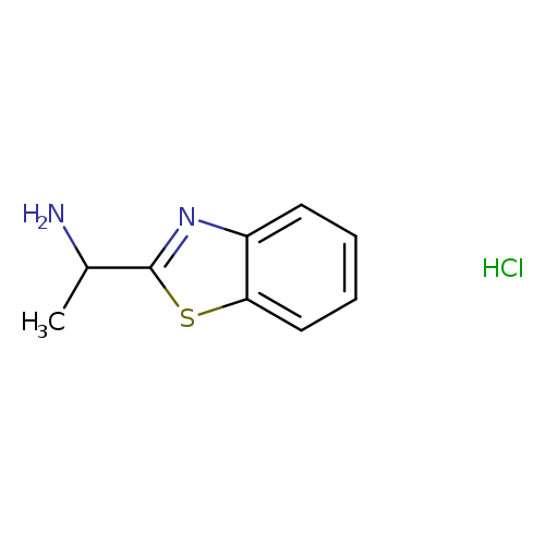 1-(1,3-benzothiazol-2-yl)ethan-1-amine hydrochloride