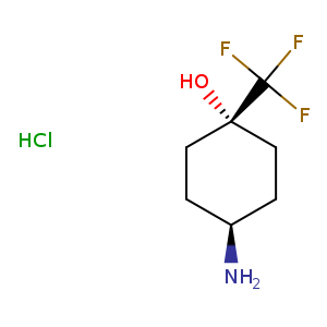 (1r,4r)-4-amino-1-(trifluoromethyl)cyclohexan-1-ol hydrochloride