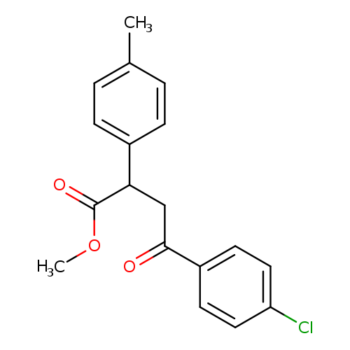 methyl 4-(4-chlorophenyl)-2-(4-methylphenyl)-4-oxobutanoate
