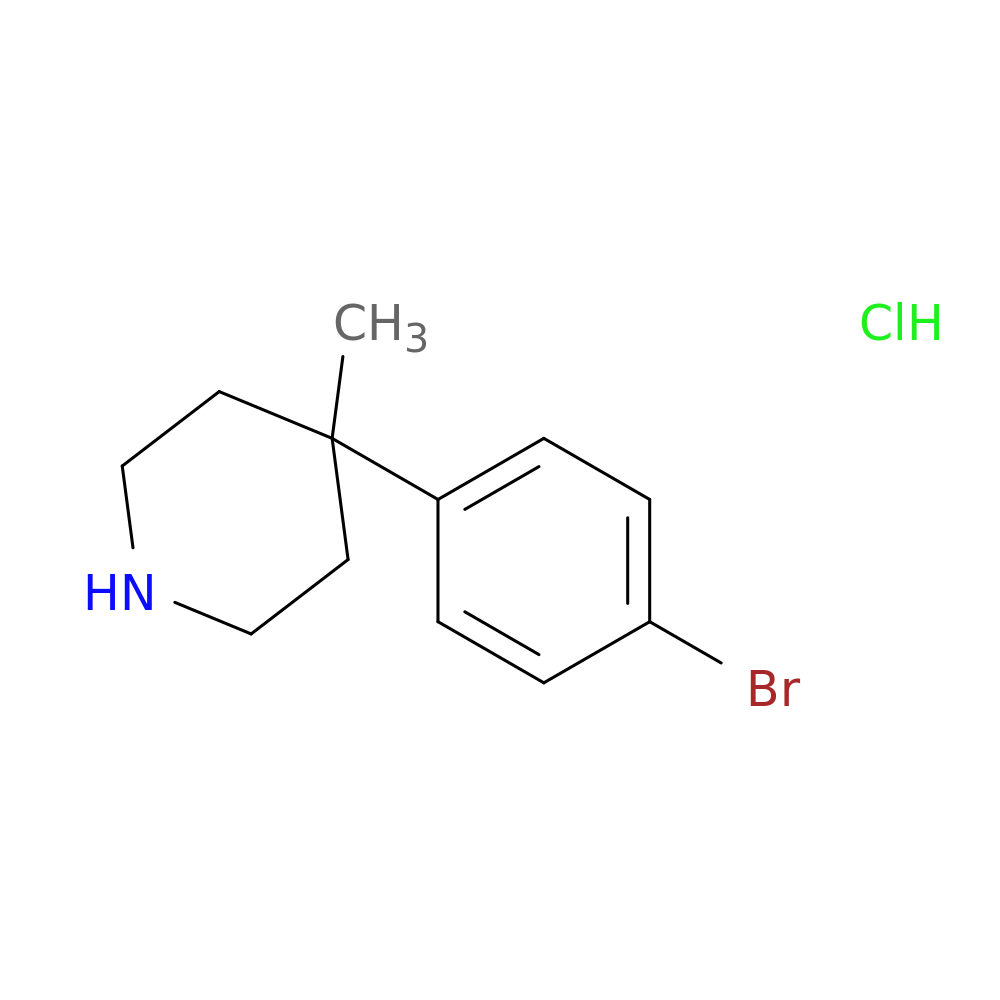 4-(4-Bromophenyl)-4-methylpiperidine hydrochloride