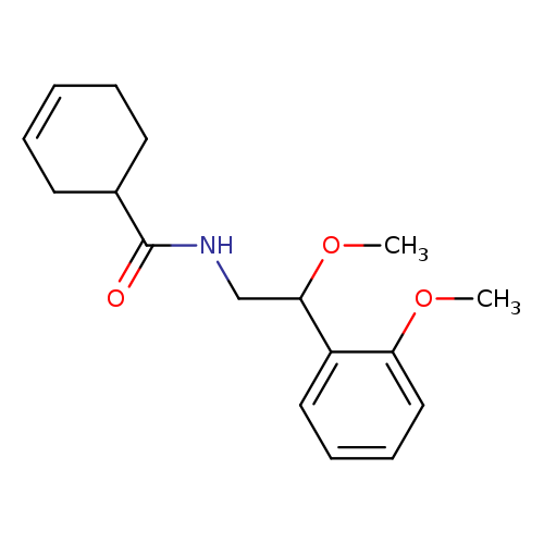 N-[2-methoxy-2-(2-methoxyphenyl)ethyl]cyclohex-3-ene-1-carboxamide