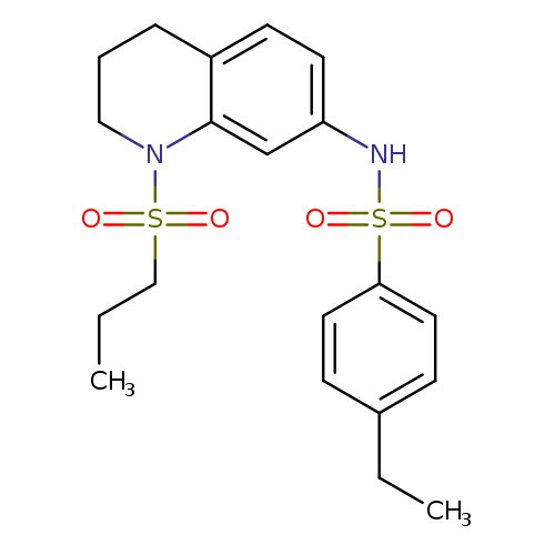 4-ethyl-N-[1-(propane-1-sulfonyl)-1,2,3,4-tetrahydroquinolin-7-yl]benzene-1-sulfonamide