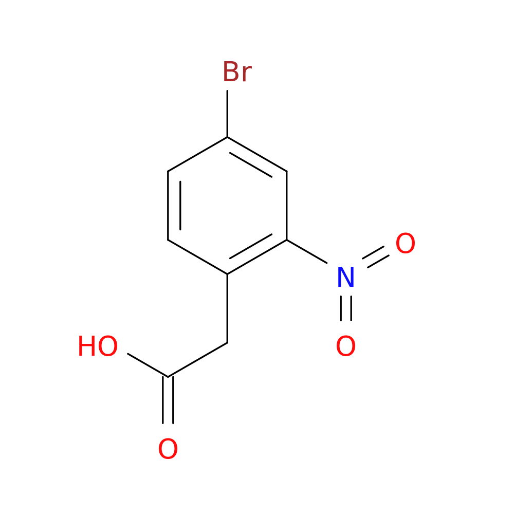 Benzeneacetic acid, 4-bromo-2-nitro-