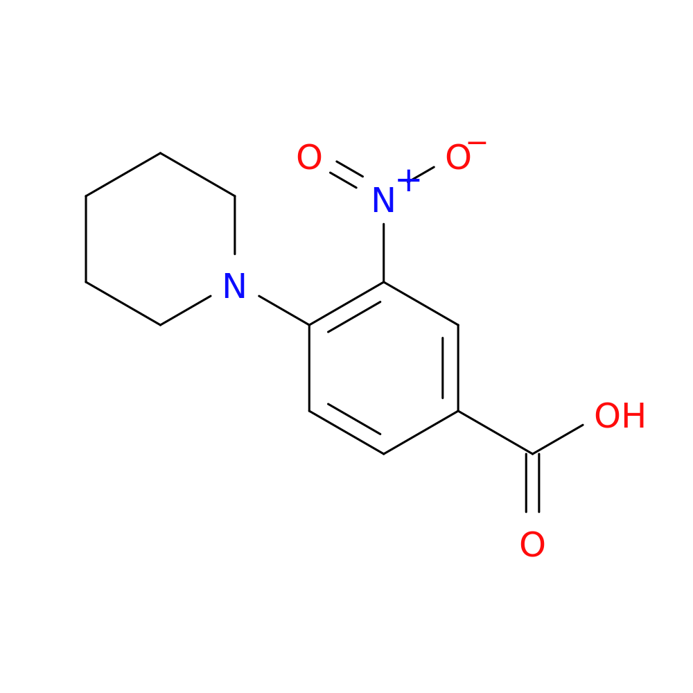 3-Nitro-4-piperidin-1-ylbenzoic acid