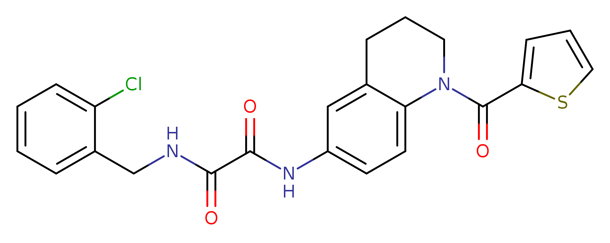 N'-[(2-chlorophenyl)methyl]-N-[1-(thiophene-2-carbonyl)-1,2,3,4-tetrahydroquinolin-6-yl]ethanediamide