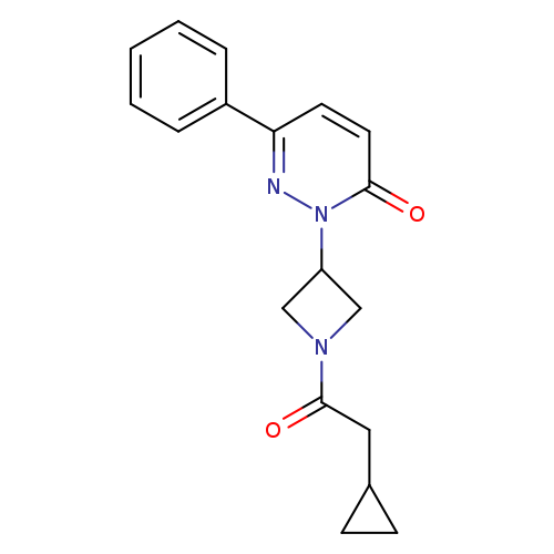 2-[1-(2-cyclopropylacetyl)azetidin-3-yl]-6-phenyl-2,3-dihydropyridazin-3-one