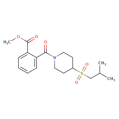 methyl 2-[4-(2-methylpropanesulfonyl)piperidine-1-carbonyl]benzoate