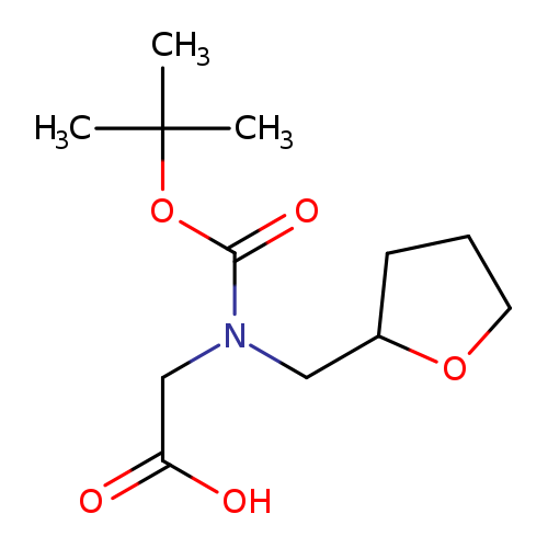 2-([(tert-Butoxy)carbonyl](oxolan-2-ylmethyl)amino)acetic acid