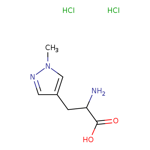 2-amino-3-(1-methyl-1H-pyrazol-4-yl)propanoic acid dihydrochloride
