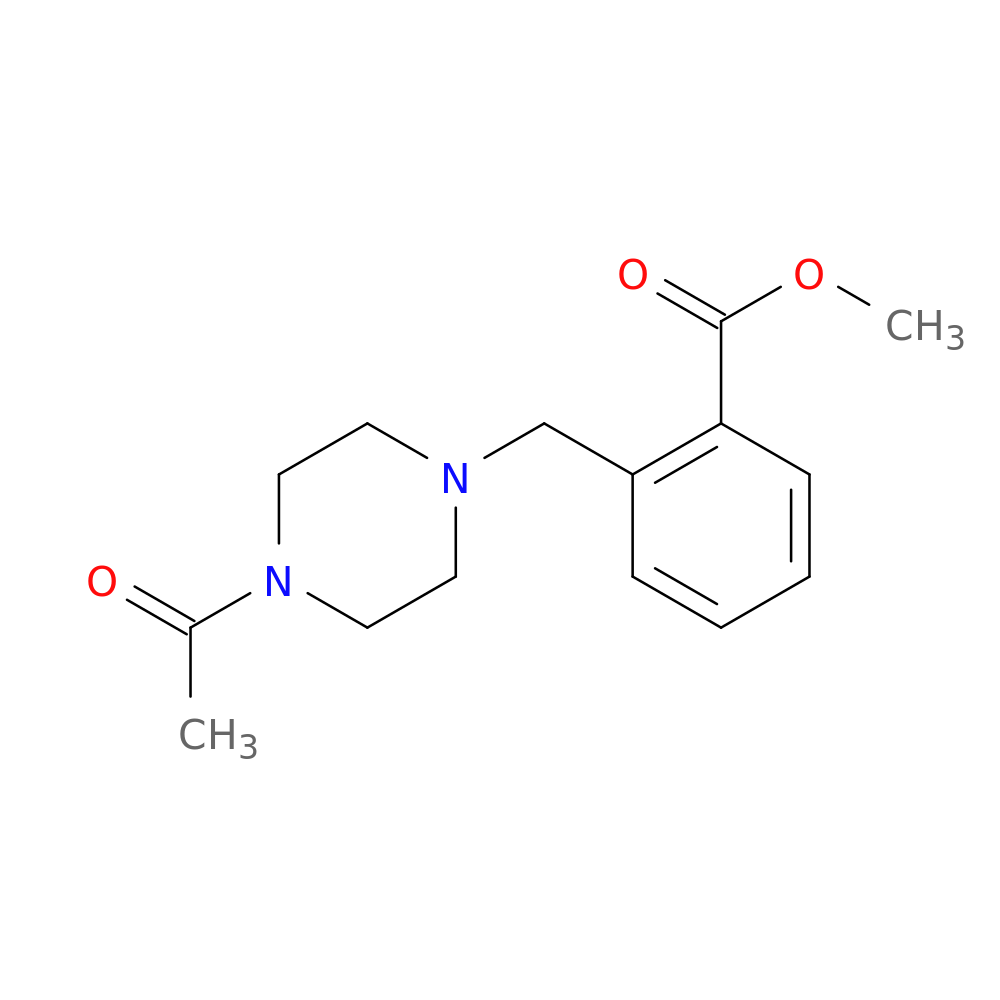 methyl 2-[(4-acetylpiperazin-1-yl)methyl]benzoate