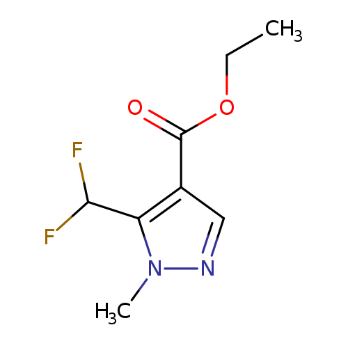 Ethyl 1-methyl-5-(difluoromethyl)-1H-pyrazole-4-carboxylate