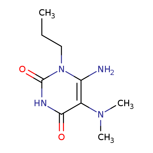 6-amino-5-(dimethylamino)-1-propyl-1,2,3,4-tetrahydropyrimidine-2,4-dione