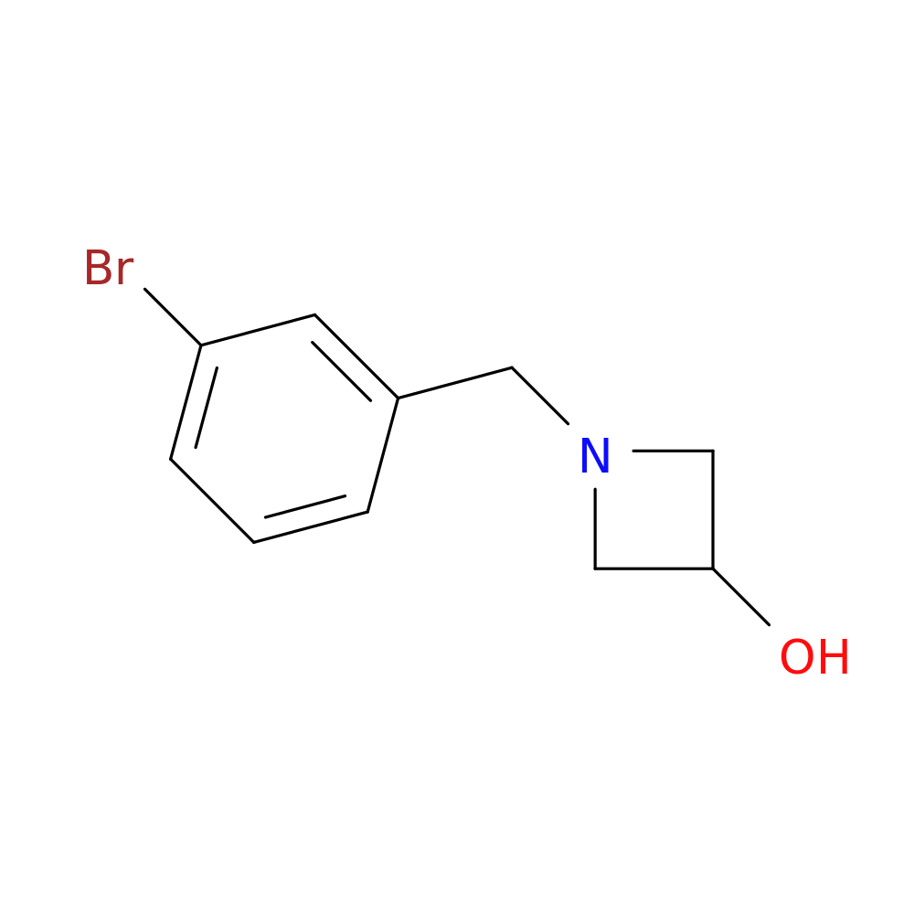 1-[(3-bromophenyl)methyl]azetidin-3-ol